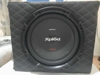 Sony xplod subwoofer 1800w + GM 500 Watt 2.0 Amplifier
