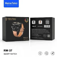 Haino Teko RW37 Smartwatch AMOLED, montre intelligente et écouteurs Bluetooth avec 2 paires 
