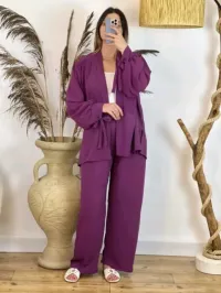 ENSEMBLE FEMME 2 PIECES  GILET + PANTALON
