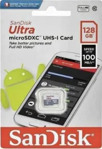 Carte Mémoire MicroSD SanDisk Ultra 128 Go