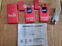 BRIQUET ELECTRIQUE WINSTON RECHARGEABLE USB EN GROS 