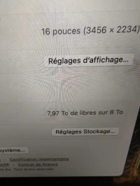 Macbook pro 16" M1 Max 64G 8TB 