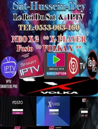 Abonnement Officiel (( NEO X 2 IPTV ** X PLAYER IPTV ** Fosto IPTV ** VOLKA X ))