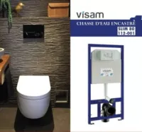 Promo Chasse d'eau encastrable visam
