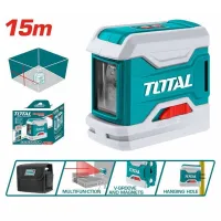 TOTAL Balance laser 15 mètres deux lignes TLL156506  مقياس ليزر بخطين أصلي