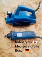 أدوات-مهنية-rabot-ryobi-et-meuleuse-droite-bosch-أولاد-يعيش-البليدة-الجزائر