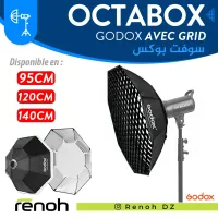 Godox octabox boite à lumière octogonale avec grid FW95 / FW120 / FW140