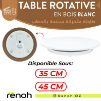 أكسسوارات-الأجهزة-table-rotative-en-bois-blanc-بئر-خادم-الجزائر