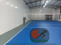 revêtement de sols salles de sport coloré  en résine acrylique (SYSTEM Economique Et Anti Chocs)