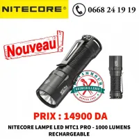 NITECORE lampe led MT1C PRO - 1000 LUMENS