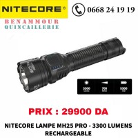 materiel-electrique-nitecore-lampe-torche-mh25-pro-3300-lumens-rechargeable-tipaza-algerie