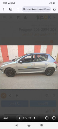 voitures-peugeot-206-2004-mahelma-alger-algerie