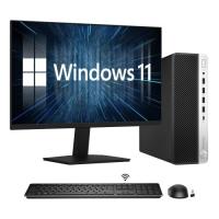 كمبيوتر-مكتبي-pc-de-bureau-hp-i5-8eme-8gb-256ssd-ecran-22-clavier-et-souris-المحمدية-الجزائر