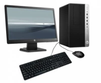 PC DE  BUREAU HP  I7 - 6 EME /RAM 4GB/ DISQUE 500 GB HDD / ECRAN 19P /GRAVEUR DVD / CLAVIER/SOURIS