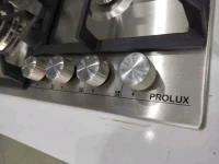 Plaque de cuisson 4 et 5 feux Inox / inox noir 