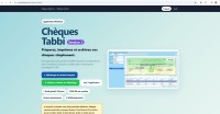 Chèques Tabbi V2  Logiciel impression chèques FR et Arabe WIndows64bit