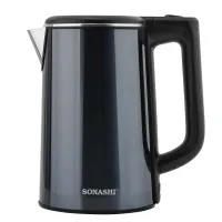BOUILLOIRE ELECTRIQUE SONASHI SANS FIL 1.8L 2200W EN INOX