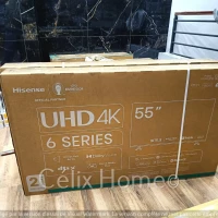 HISENSE Téléviseur 55" VIDAA SMART TV UHD 4K LED Série A6