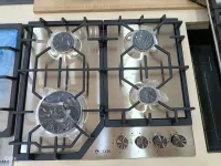 LUXIN Table de cuisson Inox 4 feux Bruleurs SABAF italie