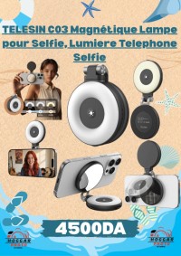 إضاءة-telesin-co3-magnetique-lampe-pour-selfie-lumiere-telephone-حيدرة-الجزائر