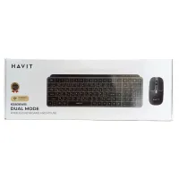 COMBO CLAVIER SOURIS S/F HAVIT KB836W 2.4 BLUETOOTH RECHARGEABLE