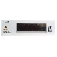 COMBO CLAVIER + SOURIS SANS FIL HAVIT KB243GCM