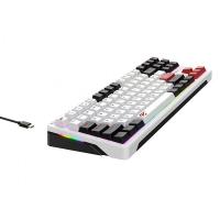 Clavier HAVIT KB902L BLACK/RED/WHITE RED SWITCH Wierd USB C thumbnail 5