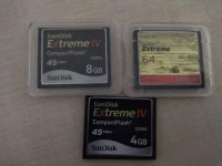 Cartes mémoire CF 