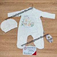 Grenouillere bebe nouveau né turkey 0-3 moi / Cadeau naissance bébé / Cadeau bébé nouveau né 100%