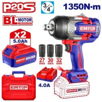معدات-كهربائية-boulonneuse-cle-a-chocs-sans-fil-20v-li-ion-2-batteries-50ah-brushless-34-dr-1350nm-درارية-الجزائر