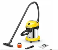 Aspirateur eau et poussières WD3 19L INOX KARCHER