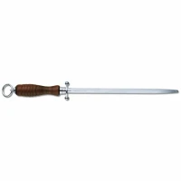 Fusil de cuisine, 28 cm, grain moyen-fin, mèche ronde, bois de hêtre (Code: 7.8330) VICTORINOX