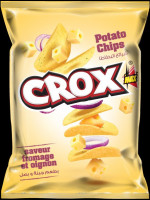 Crox Chips Potato Saveur Fromage Oignon 