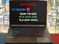 MSI KATANA 15 I7 13620H 16GB 1TB SSD RTX 4060 8GB 15,6 QHD 165Hz 