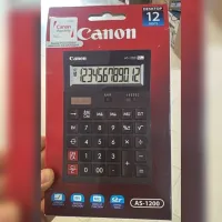 CALCULATRICE CANON AS-1200 - 12 CHIFFRES - DOUBLE ALIMENTATION - SOLAIRE - AFFICHAGE LCD - ORIGINAL