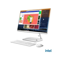 LENOVO IdeaCentre All In One - Intel Core i3-1115G4 -  4GB - 1GB HDD - 21.5''Full HD - blanc 