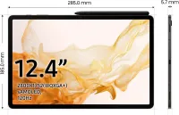 Samsung Galaxy Tab S8+ 5G - 8Go - 256 Go - 12,4inch Super AMOLED - Blister
