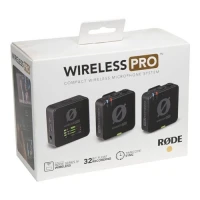 RODE WIRELESS PRO - MICROPHONE SANS FIL - ULTRA-COMPACT - 2TX + 1RX  - 3,5mm - PHONES & CAMERA 