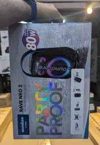 SOUNDCORE BY ANKER RAVE NEO 2 - ENCEINTE PORTABLE - BLEUTOUTH - STÉRÉO 80W -RGB LUMIÈRE -ÉTANCHÉITÉ 