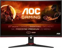 AOC ÉCRAN GAMING C27G2ZE - 27 inch FHD - HDMI - DISPLAYPORT- HUB - USB -  0,5 MS , 240 HZ