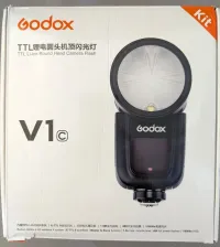 GODOX V1C - FLASH TTL PROFESSIONNEL POUR CANON - RADIO GODOX X - ÉCRAN LCD - 100 M- 2600MAH - BLACK