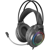 MARS GAMING MH124 - CASQUE-MICRO FILAIRE - RGB - CIRCUMAURAL - STÉRÉO - MICRO FLEXIBLE - BLACK