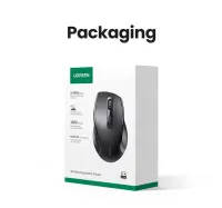 UGREEN SOURIS ERGONOMIC SANS FIL - 2.4GH MODE -1600 DPI - MULTIPLATFORM - COMFORT - 6 BUTTON - BLACK