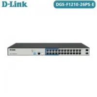 D-LINK DGS-F1210-26PS-E SWITCH 26 PORTS GIGABIT - POE+ - SMART - VLAN - 250W - RACKABLE - SFP