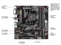 GIGABYTE B550M DS3H AC Micro Atx Socket Am4 Amd - 4xDDR4 -Sata 6gb/s+m.2-USB 3.1-PCI-Express 4.0 16x