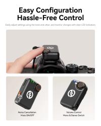 HOLLYLAND LARK M2S ULTIMATE COMBO - MICROPHONE SANS FIL - ULTRA-C - 2TX + 2RX + RX CAMERA - 2,4 GHZ - ORIGINAL thumbnail 5