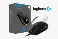 SOURIS LOGITECH G102 - GAMING FILAIRE - LIGHTSYNC - NOIR-BLANC