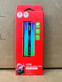 RAM ADATA XPG LANCER NEON RGB - DESKTOP - 16GB DDR5 - 6400 MHZ - CL32-39-39 - BLACK