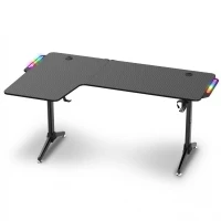 Spirit of Gamer Headquarter 600 Bureau pour gamer-Gauche -Droite-Eclairage RGB -Supports casque 