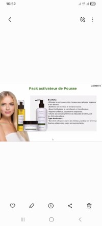 Pack Activateur de Pousse ULTIMATE - Shampooing + Huile + Masque - Anti-Chute & Pousse Rapide